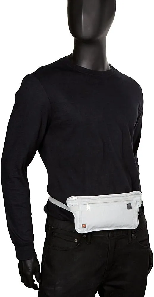 Lewis N. Clark RFID Blocking Money Belt Travel Pouch Waist Stash   Credit Card, Id, Passport Holder for Women & Men
