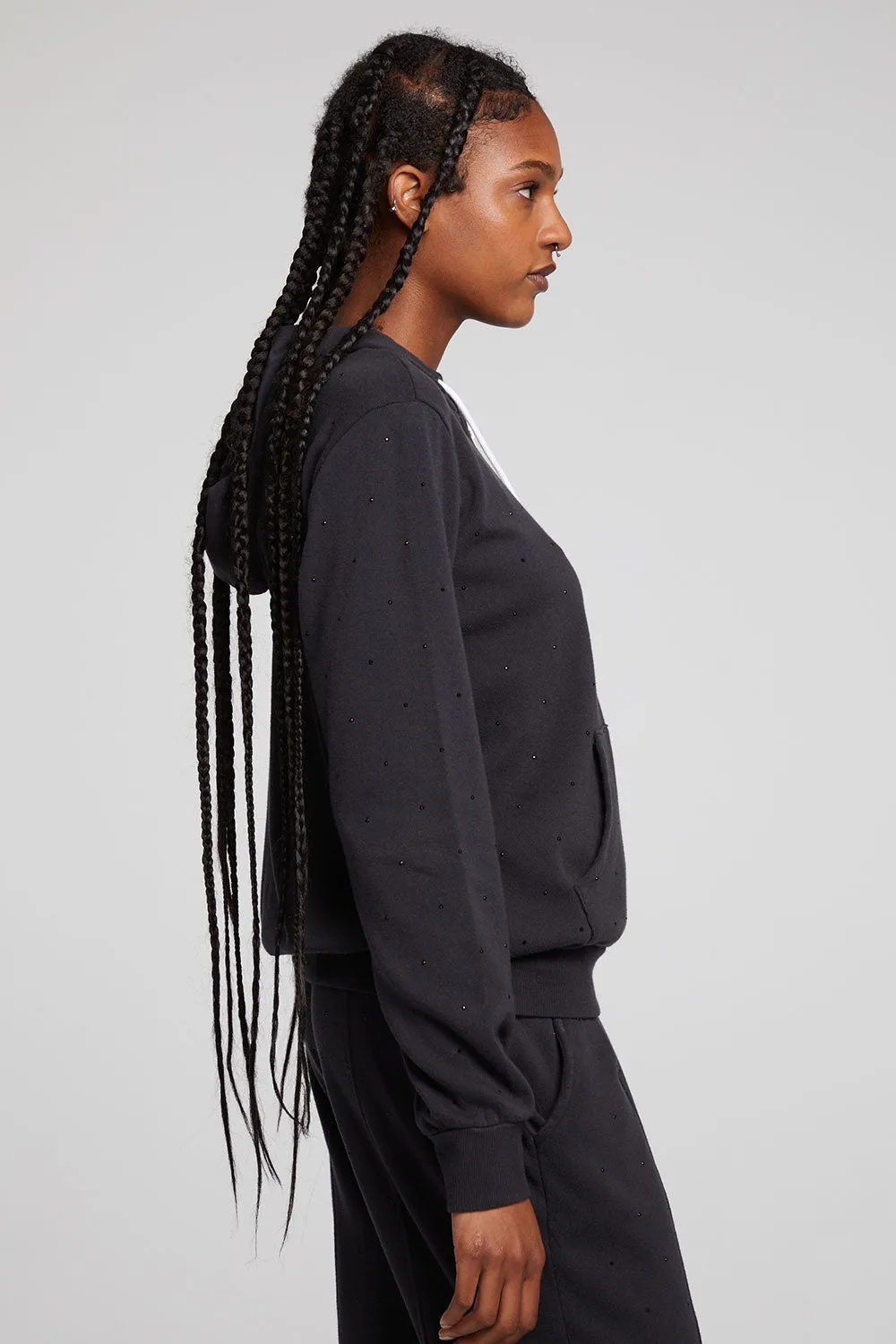 Lex Licorice Zip Up Hoodie