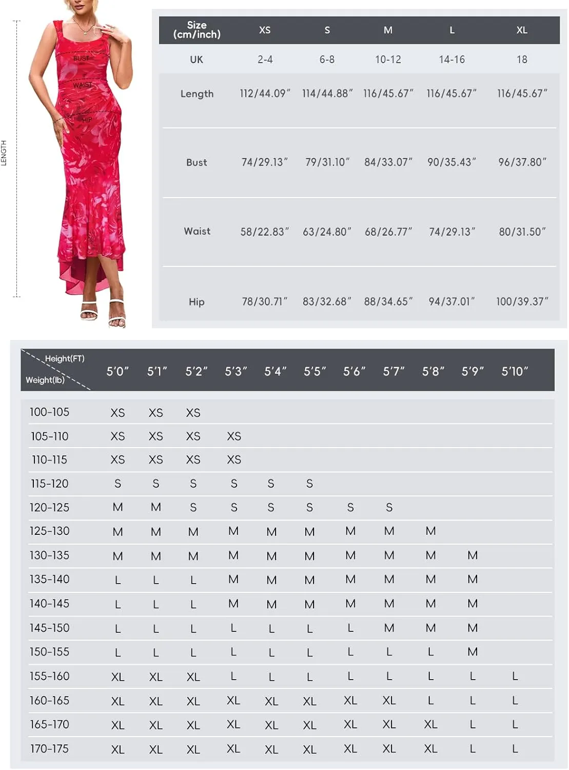 Lrady Women's Sleeveless Ruffle Cocktail Party Maxi Bodycon Vacation Dresses Long Formal Wedding Guest Dress
