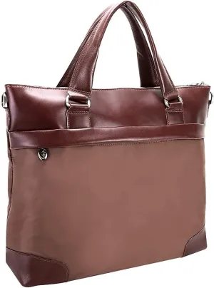 McKlein 17" Nylon Slim Laptop Briefcase- EASTWARD
