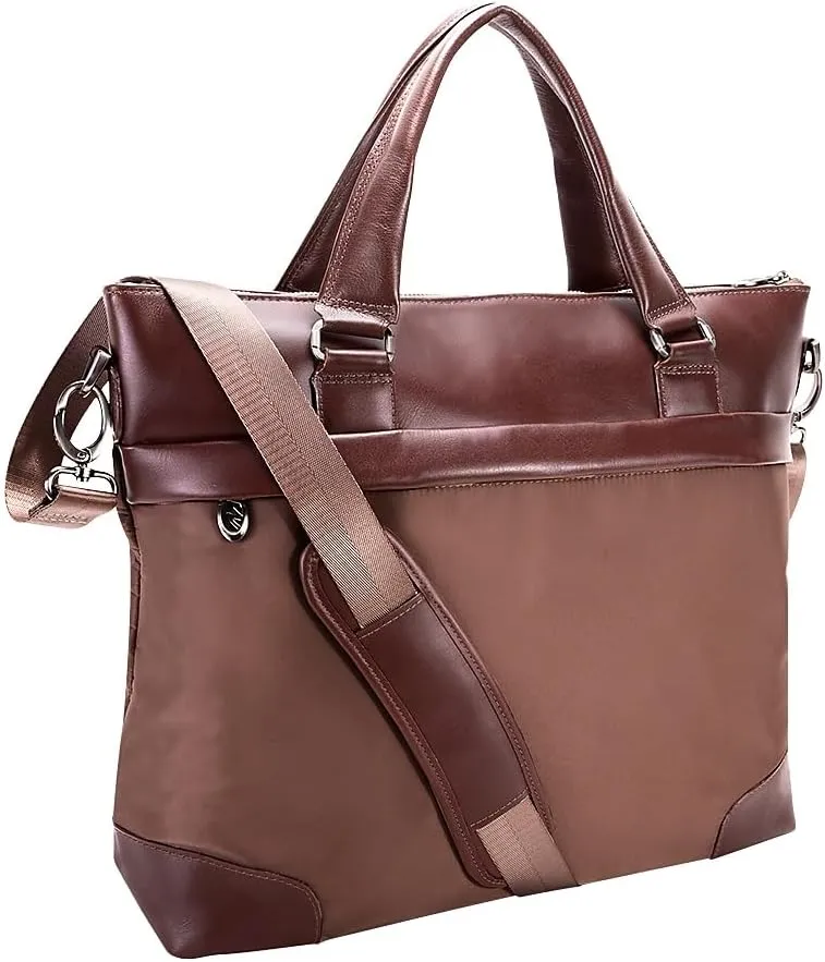 McKlein 17" Nylon Slim Laptop Briefcase- EASTWARD