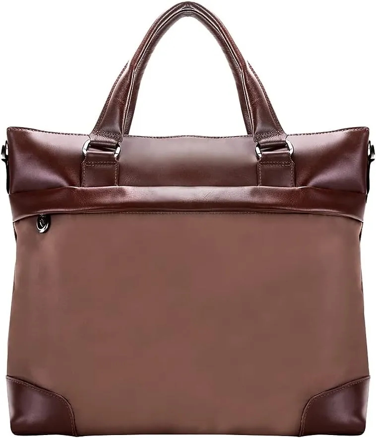 McKlein 17" Nylon Slim Laptop Briefcase- EASTWARD