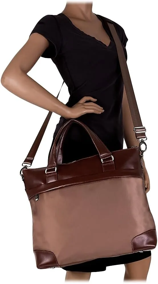 McKlein 17" Nylon Slim Laptop Briefcase- EASTWARD