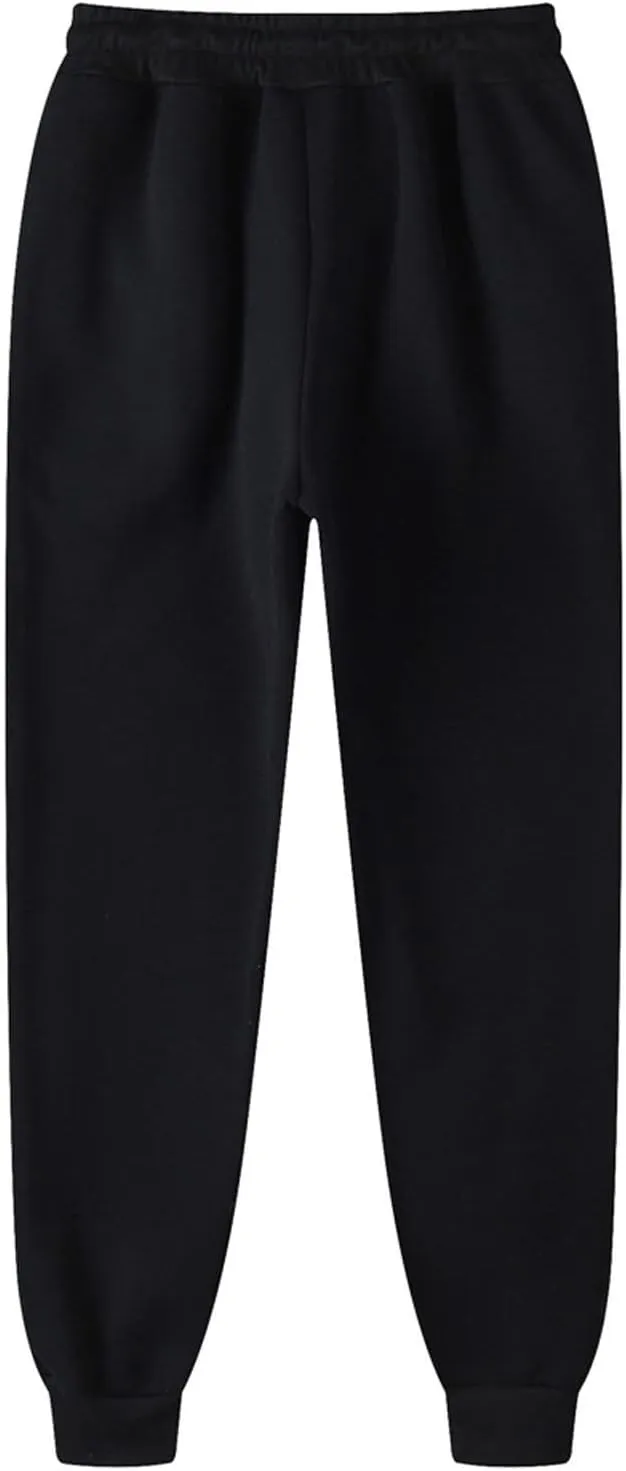 Men Women Unisex Sweatpants Sweat Pants Straight Leg Jogger Sweatpants Lightweight Lounge Pants with Pockets