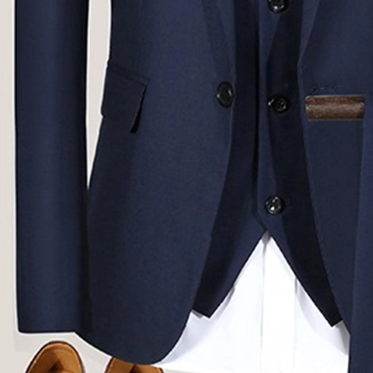 Men's 3 Piece Plaid Suit Check Single Breasted One Button Blazer Set Vintage Formal Dress Party Jacket Vest Pants