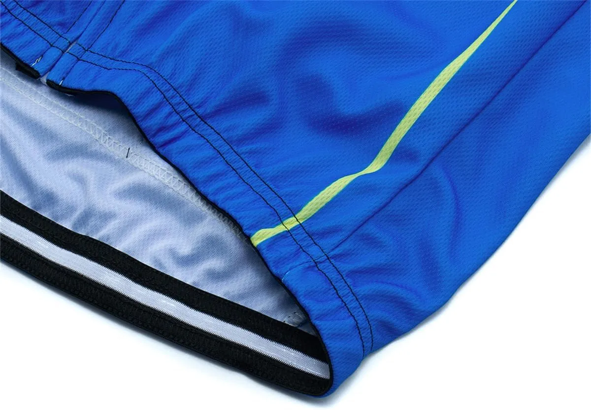 Mens Cycling Jersey 3 Rear Pockets Moisture Wicking Short Sleeve Quick Dry Reflective Biking Shirts