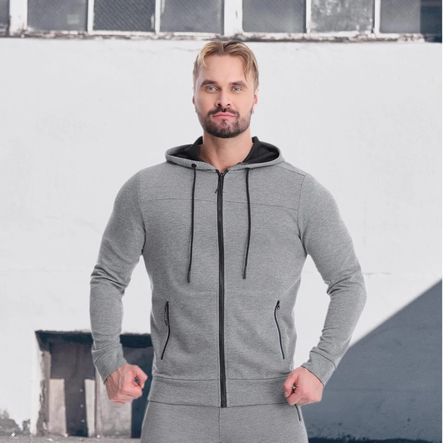 Mens Tracksuit 2 Piece Set Casual Sweatsuits Full Zip Track Suits Jogging Athletic Suit Sets