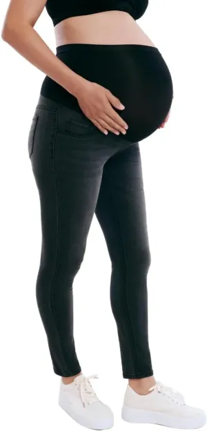 Motherhood Maternity Women's Secret Fit Over The Belly Skinny Ankle Pregnancy Jeans