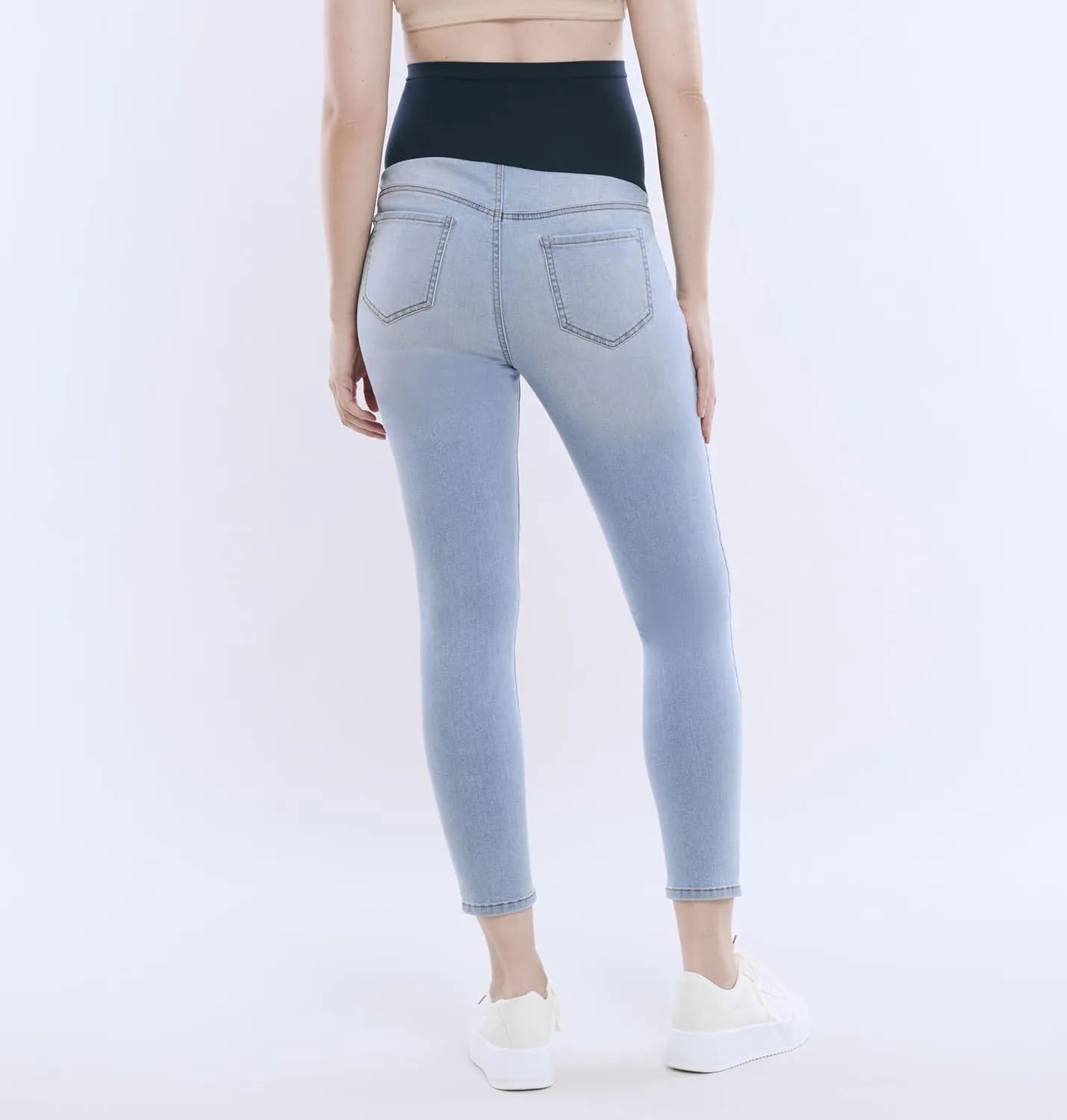 Motherhood Maternity Women's Secret Fit Over The Belly Skinny Ankle Pregnancy Jeans