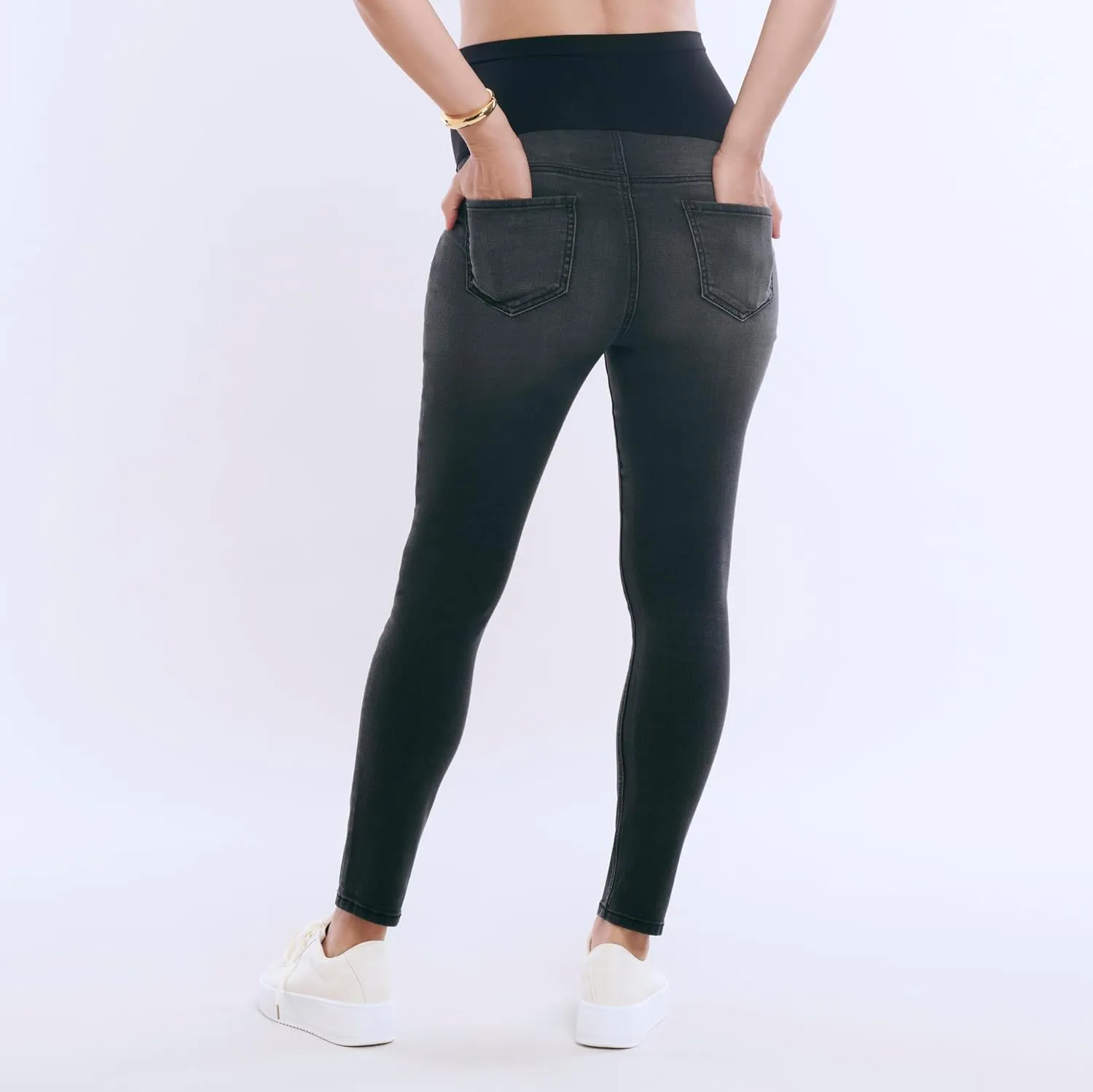 Motherhood Maternity Women's Secret Fit Over The Belly Skinny Ankle Pregnancy Jeans