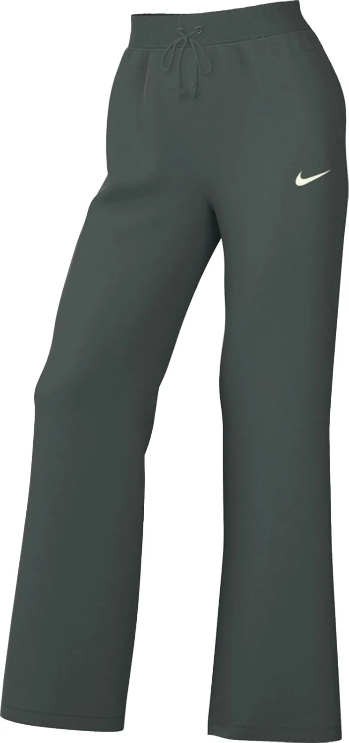 Nike Sportswear Phoenix Fleece Women's High-Waisted Wide-Leg Sweatpants (DQ5615-338, Vintage Green/Sail)