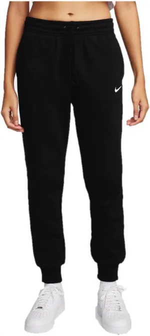 Nike Sportswear Phoenix Fleece Women's Mid-Rise Sweatpants (FZ7626-010, Black/Sail)