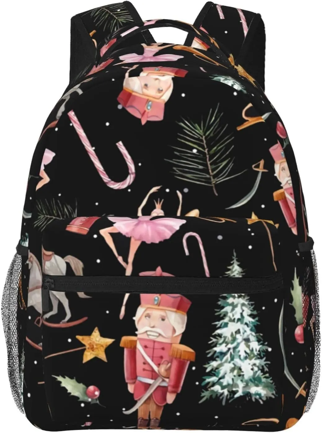 Nutcracker Mouse King Ballet Dance Backpack Lightweight Double Shoulder Backpack Casual Laptop Backpacks For Women Men Travel