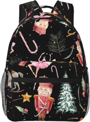 Nutcracker Mouse King Ballet Dance Backpack Lightweight Double Shoulder Backpack Casual Laptop Backpacks For Women Men Travel