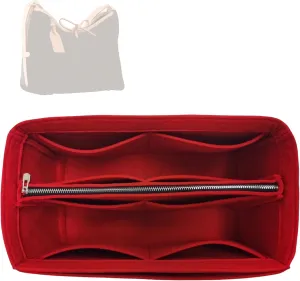 Premium Purse Organizer compatible with Lv Carryall PM/MM Bag Organizer Insert - Handmade Purse Liner, Perfect Fit for Hobo Bag Shaped (Azure Blue, for Carryall PM)