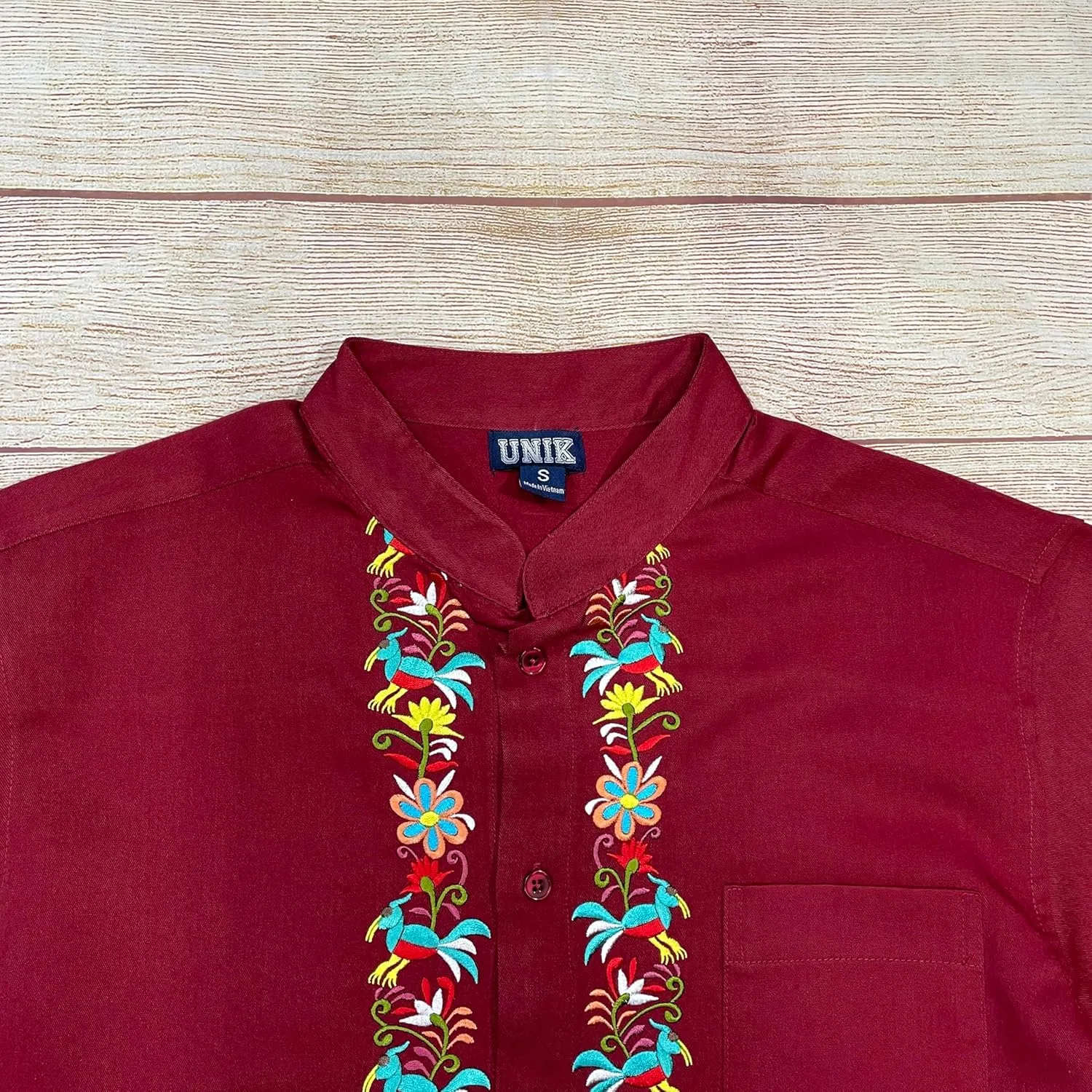 Premium Quality Mens Guayabera Shirts, Button Down, Detailed Embroidery, and Fine Stitching, Sizes S-XL