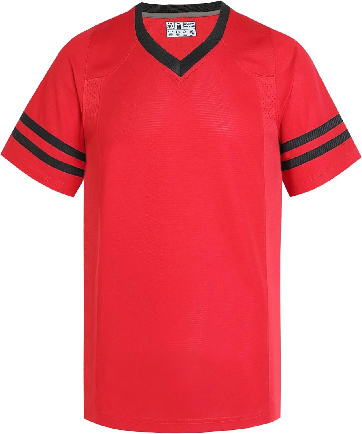 Pullonsy American Football Jerseys for Men Unisex Replica Plain Workout Sport Game Shirts Casual Outwear