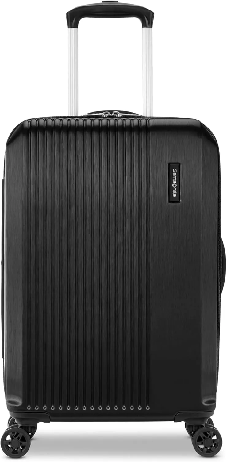Samsonite Alliance SE Hardside Luggage with Spinner Wheels, Lightweight, MEDIUM SPINNER, BASS BLACK