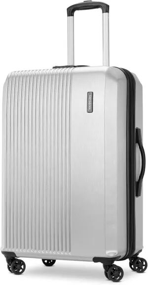 Samsonite Alliance SE Hardside Luggage with Spinner Wheels, Lightweight, MEDIUM SPINNER, SILVER