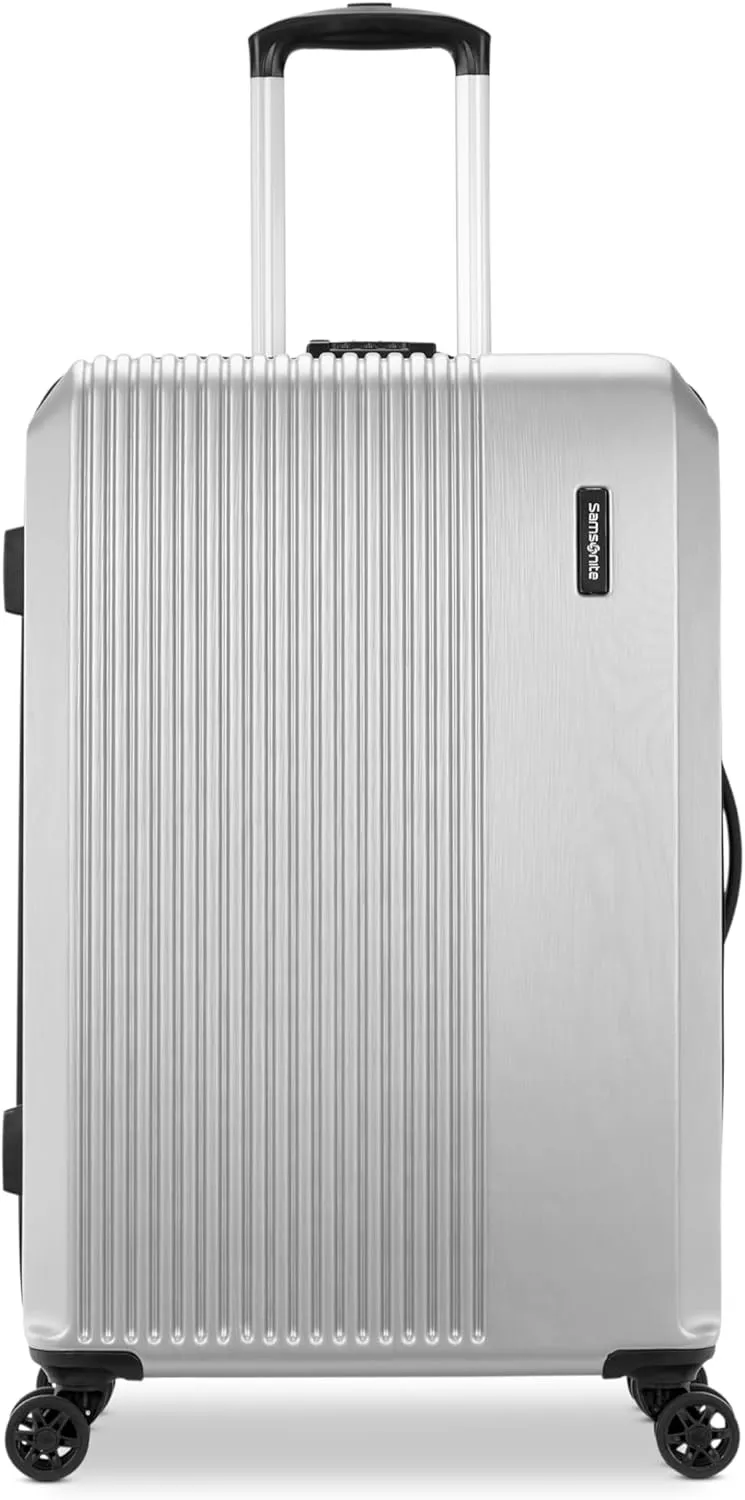 Samsonite Alliance SE Hardside Luggage with Spinner Wheels, Lightweight, MEDIUM SPINNER, SILVER