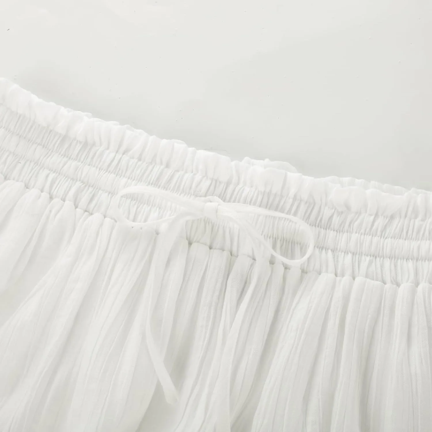 Scarlet Darkness Renaissance Midi Skirt Asymmetrical Ruffle Summer Flowy Skirt with Pockets