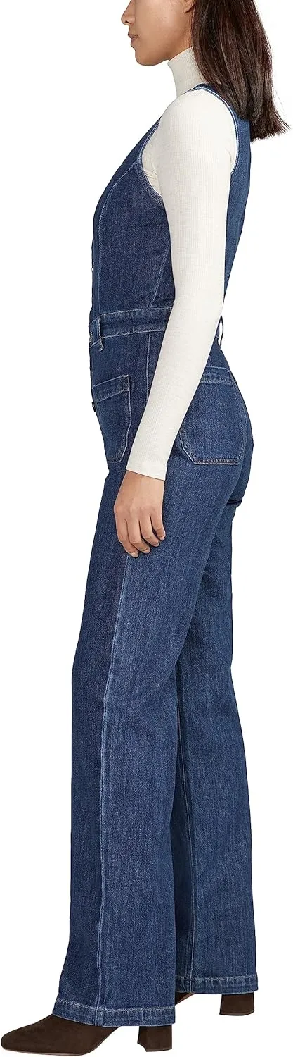 Silver Jeans Co. womens High Rise Wide Leg JumpsuitJeans