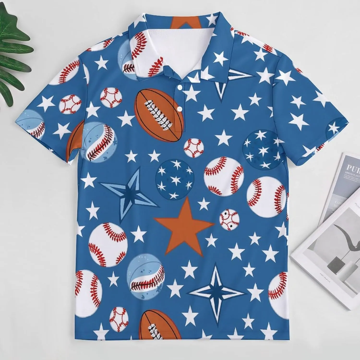 Soccer Football Baseball Mens Polo Shirts Quick Dry Short Sleeve Golf Slim Fit T Shirt