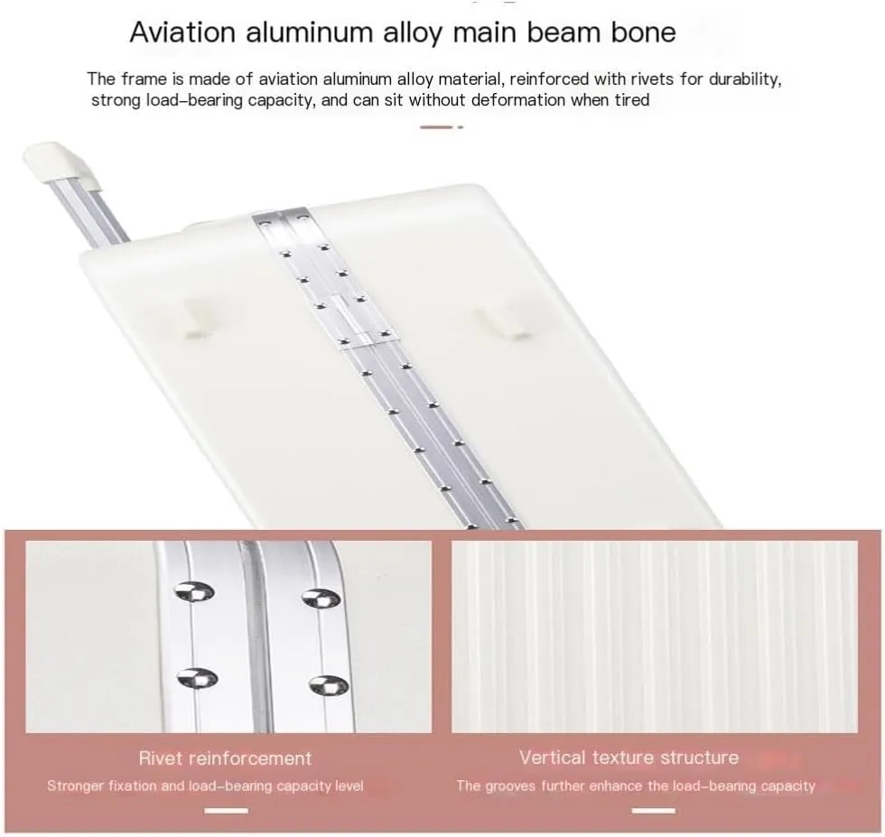 Suitcase Aluminum Frame Hard Shell Luggage Suitcase 20 Inch Boarding Case Long And Short Distance Luggage Trolley Case Luggage(Silver,20in)