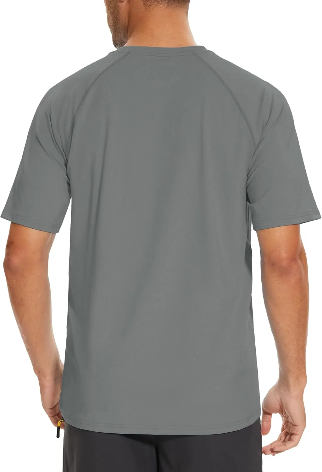 TACVASEN Men's Rashguard Shirts Short Sleeve UPF 50  Sun Protection SPF T-Shirt Quick Dry Fishing Swim Athletic Tops