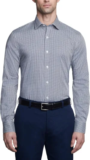 Tommy Hilfiger Men's Dress Shirt Slim Fit Stretch Twill