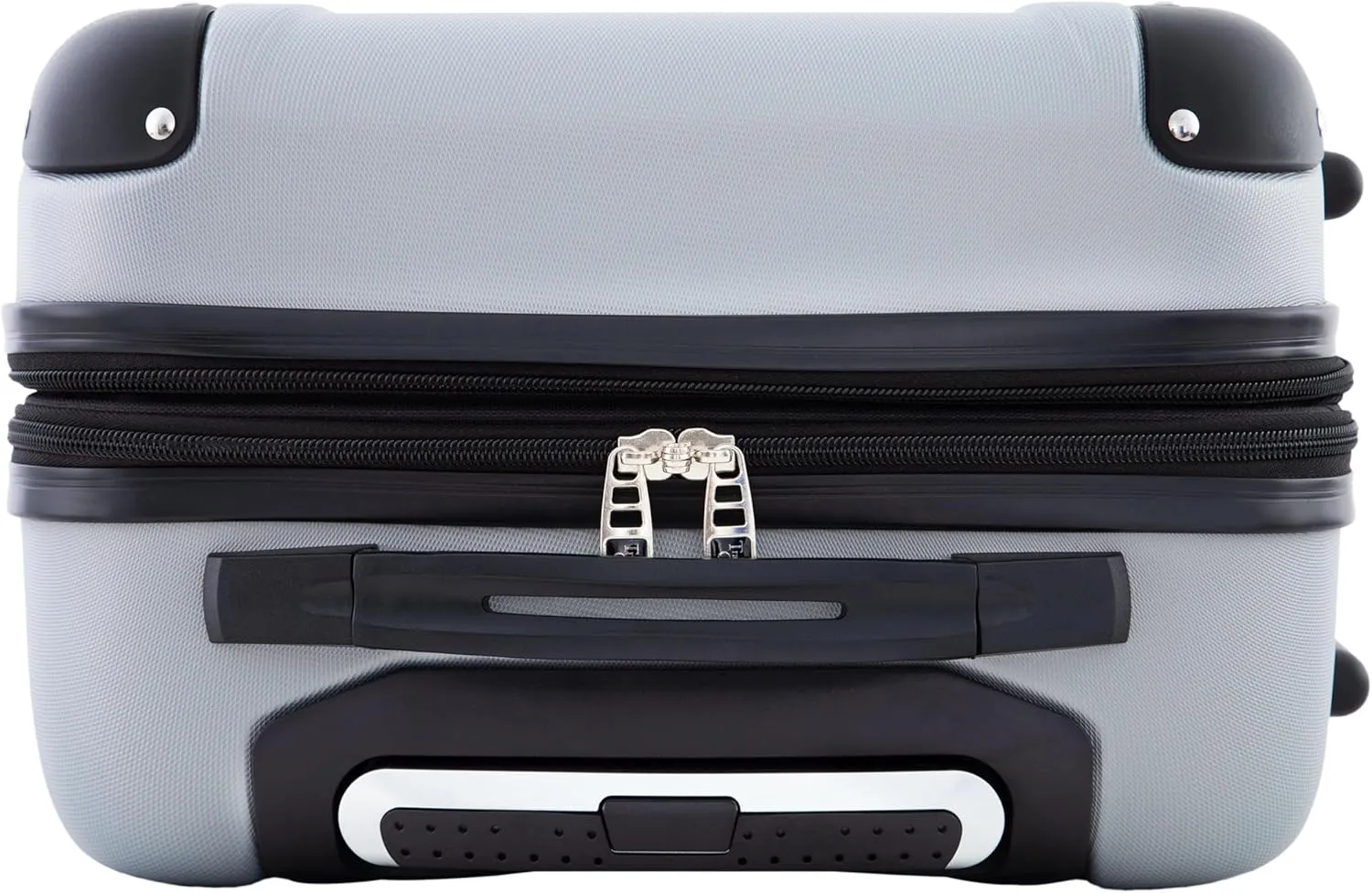 Travelers Club Chicago Hardside Expandable Spinner Luggage, Silver, 20" Carry-On