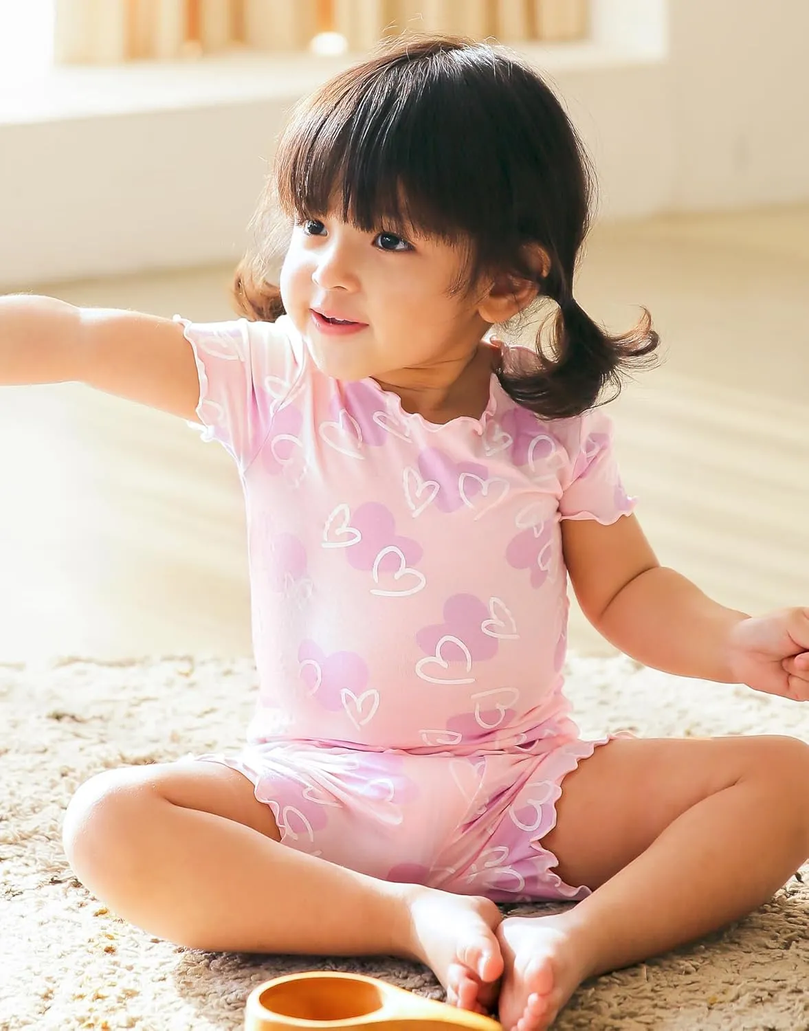 Vaenait Toddler Girls Boys Kids Girls Boys Animal Flower Patern Sleepwear Pajamas Summer Viscose Pjs