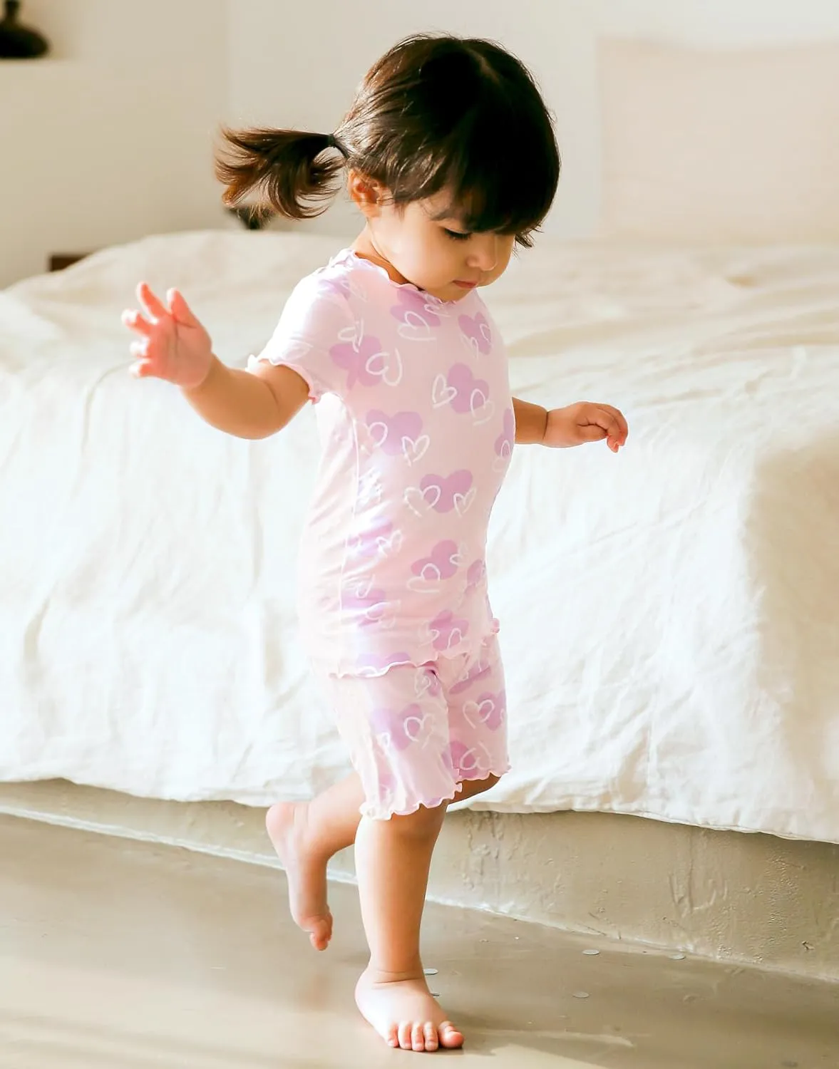 Vaenait Toddler Girls Boys Kids Girls Boys Animal Flower Patern Sleepwear Pajamas Summer Viscose Pjs