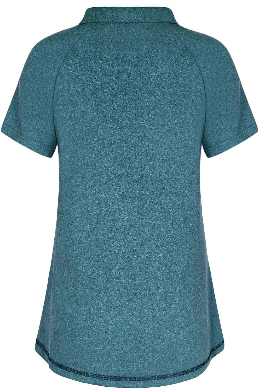 Vindery Women Quick-Dry Line Decor Front Yoga Workout Shirts Athletic Gym Loose Fit Tops