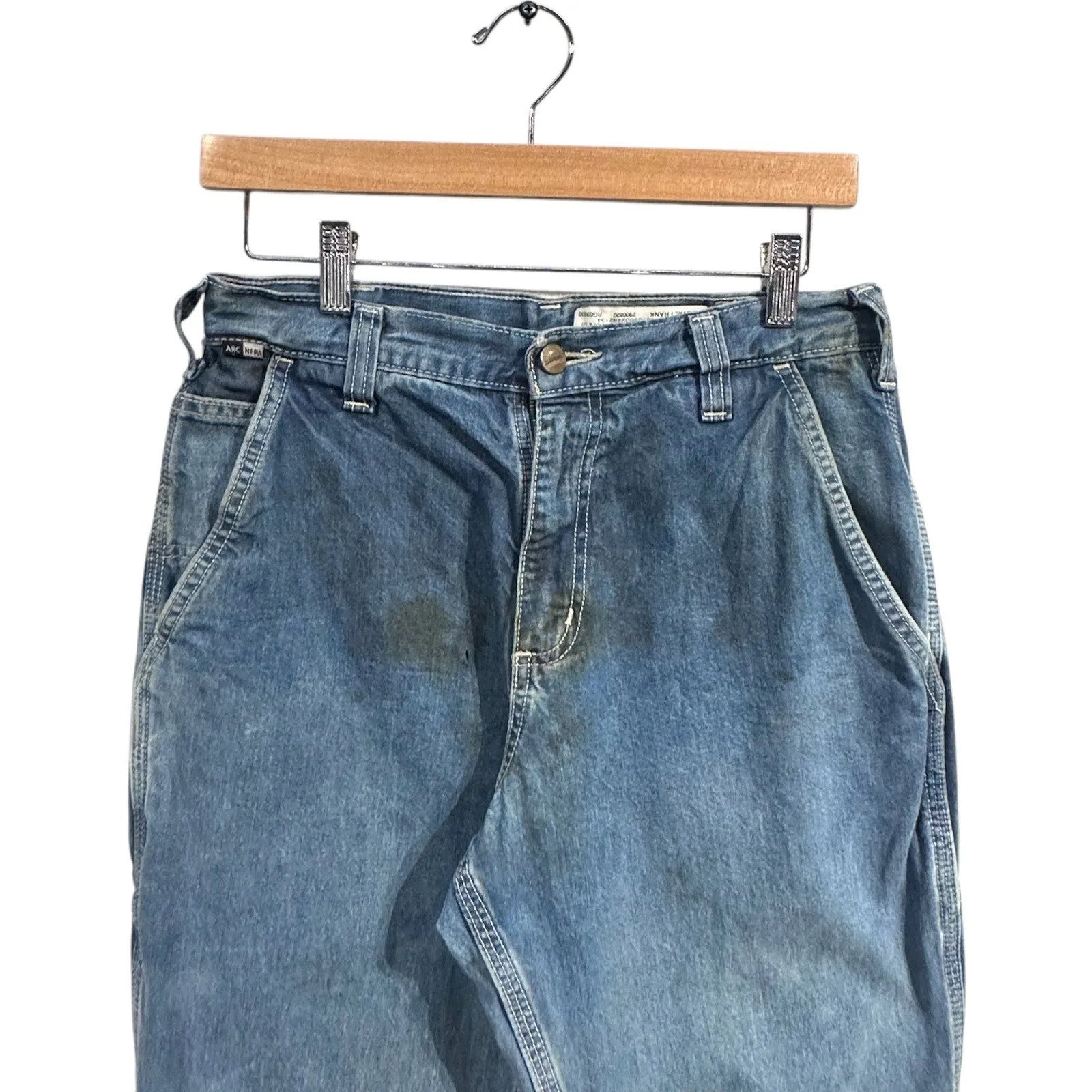 Vintage Carhartt Carpenter Denim Pants 30x30