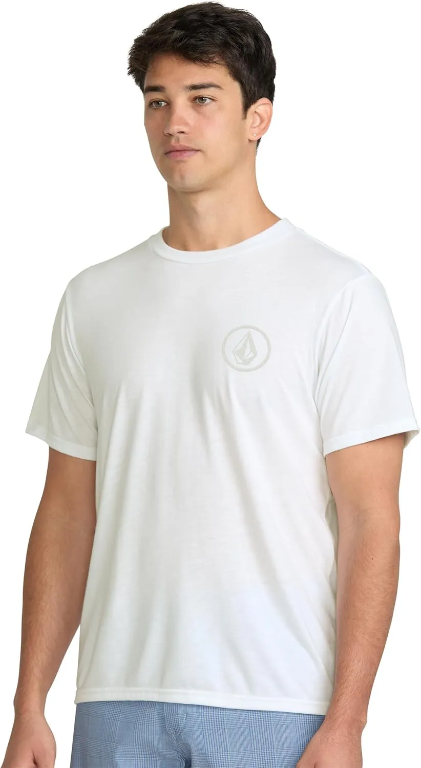 Volcom Men's Stone Tech Short Sleeve T Lightweaight Athletic Fit, Quick-Dry Workout Performance Tee Shirt