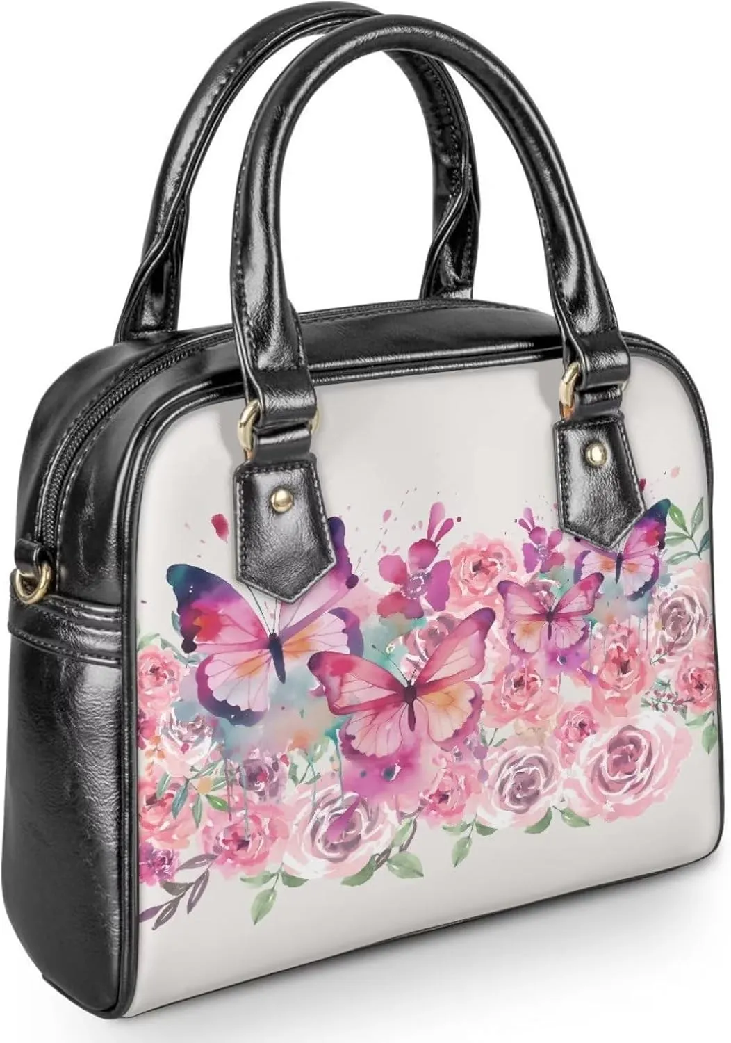 Waterproof Saddle Bag, Casual PU Leather Saddle Bag Shoulder Bag for Women Ladies, Multi Function