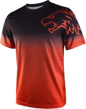 Wisdom Leaves Mens Mountain Bike Jersey Short Sleeve MTB Shirts Moisture-Wicking and Quick-Dry
