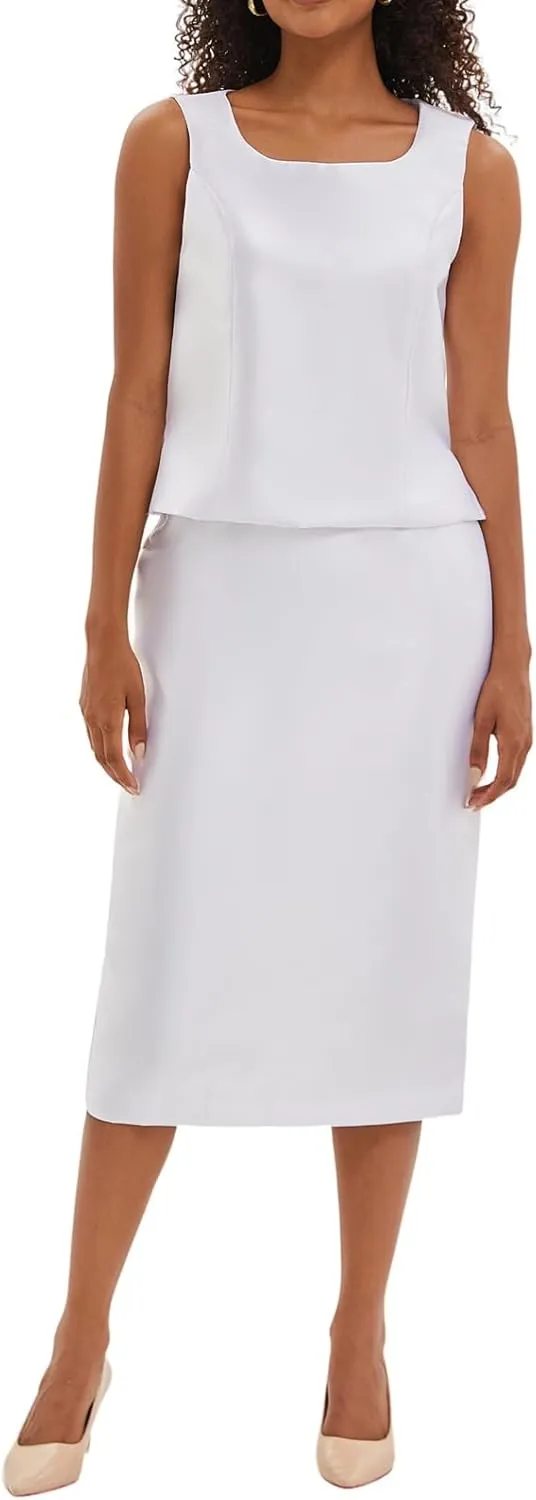 Women's 3 Piece Church Suits for Formal Occasions with Handmade Diamond Hot Stamping Dress Church Set