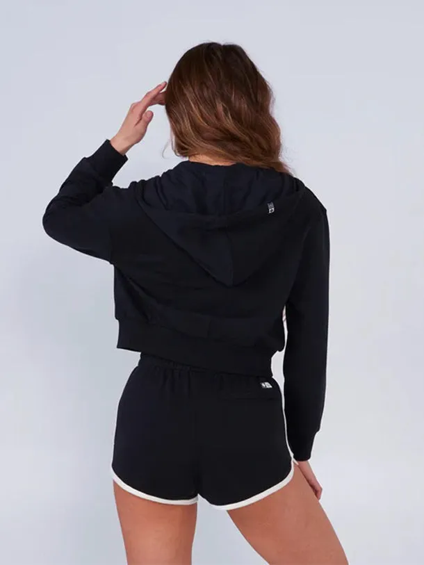 Women's Cruisin Crop Zip Up Hoodie