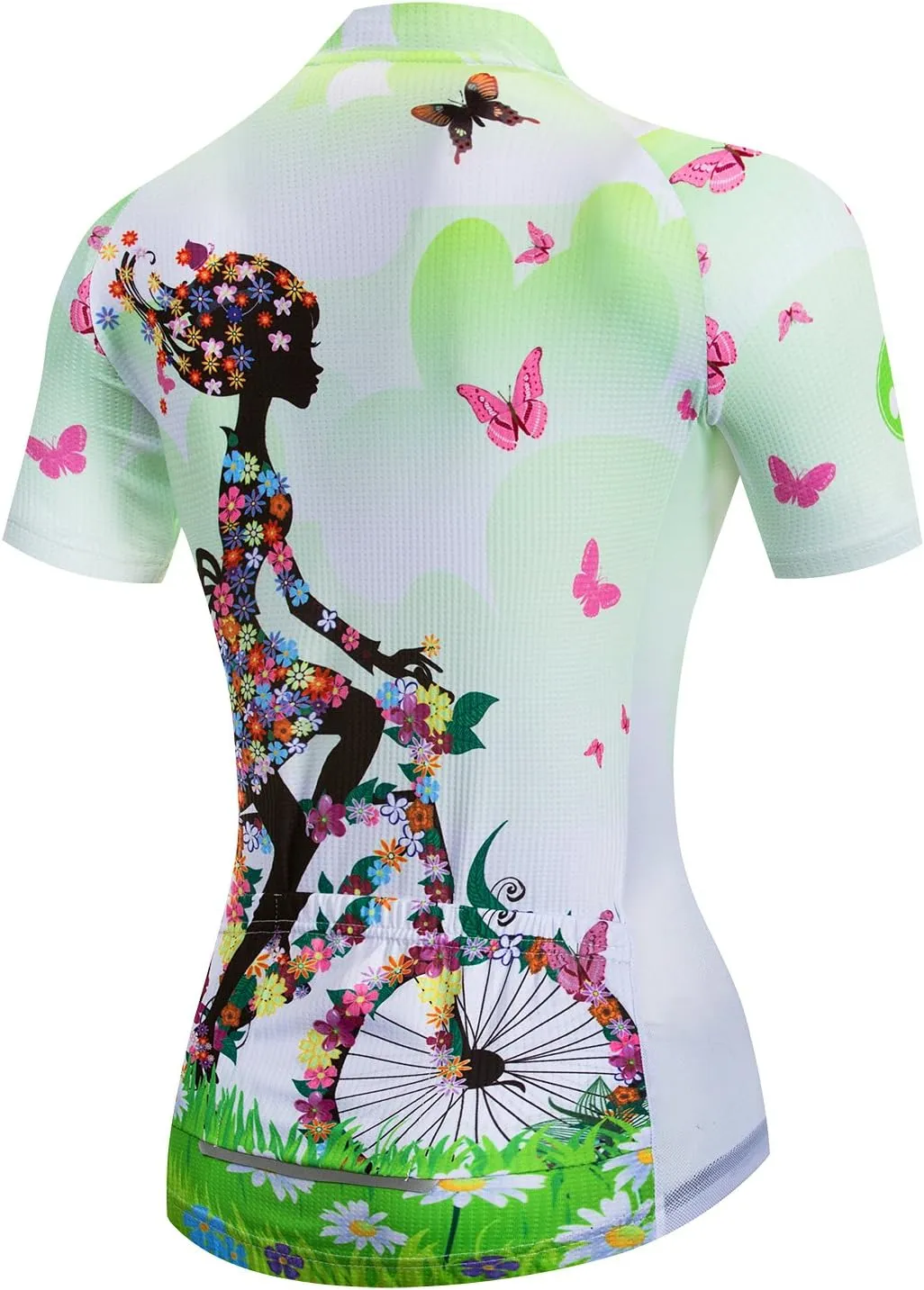 Women's Cycling Jersey Bike Shirts Short Sleeve Ladies Bicycle Clothing MTB Cycle Jacket