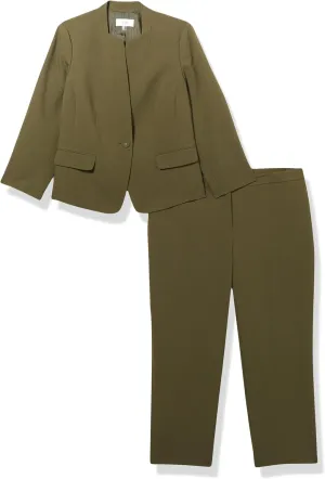 Women's One Button Blazer & Pull-on Pant
