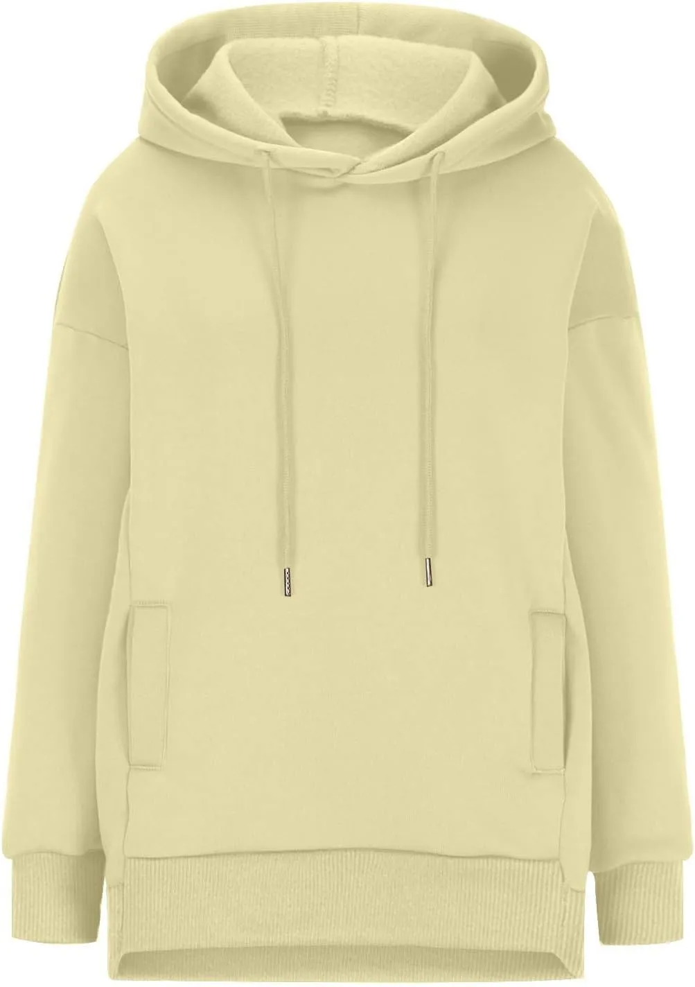 Women's Oversize Hoodies Fleece Long Sleeve Shirts Drawstring Pullover Tops Fall Casual Sweatshirts with Pocket