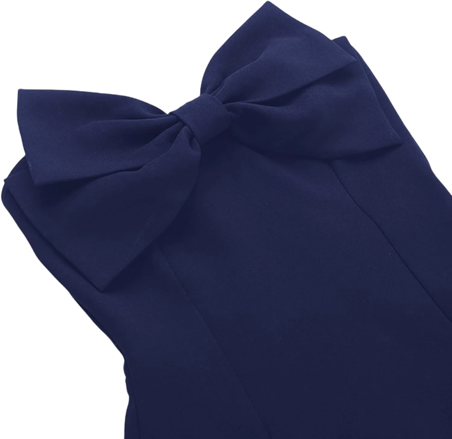 Women's Sexy Strapless Tube Dress with Bow Elegant Flare Formal Dresses Off Shoulder Dress Wedding Dresses for Women