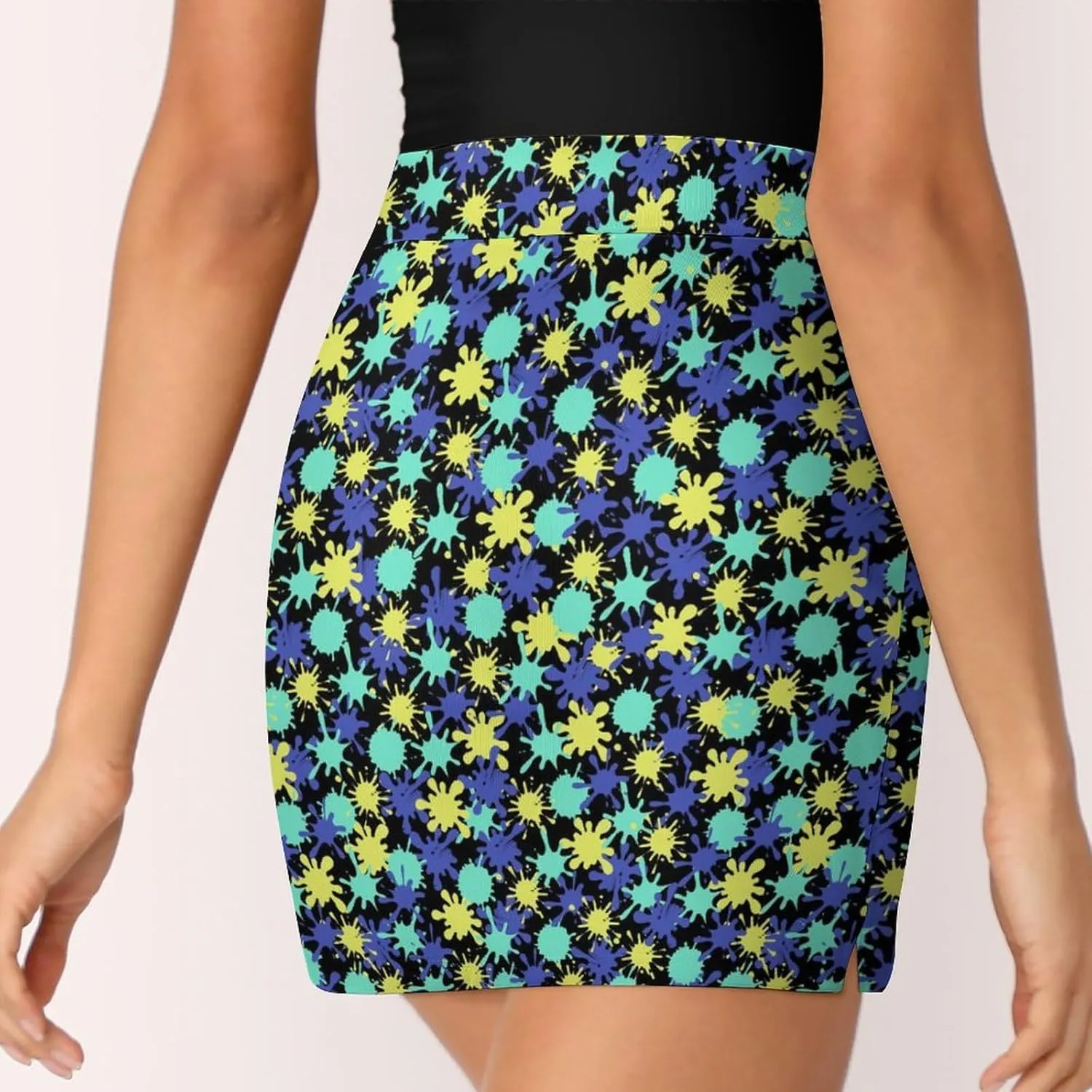 Womens Tennis Skirts Tie Dye High Waisted Athletic Golf Skorts with Shorts Pockets for Running Sports