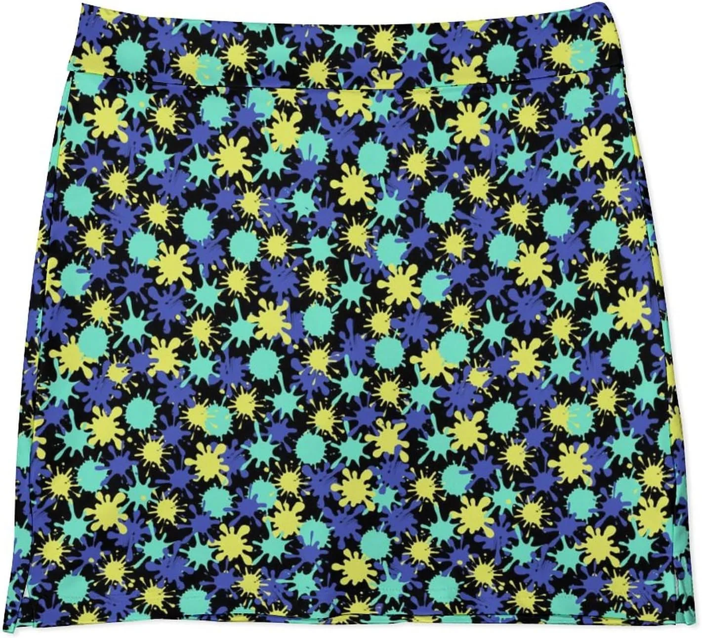 Womens Tennis Skirts Tie Dye High Waisted Athletic Golf Skorts with Shorts Pockets for Running Sports