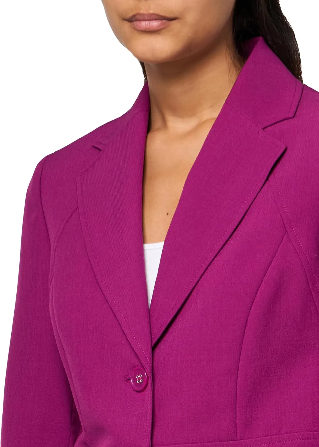 Women's Two Button Blazer & Pant, 2pc Set