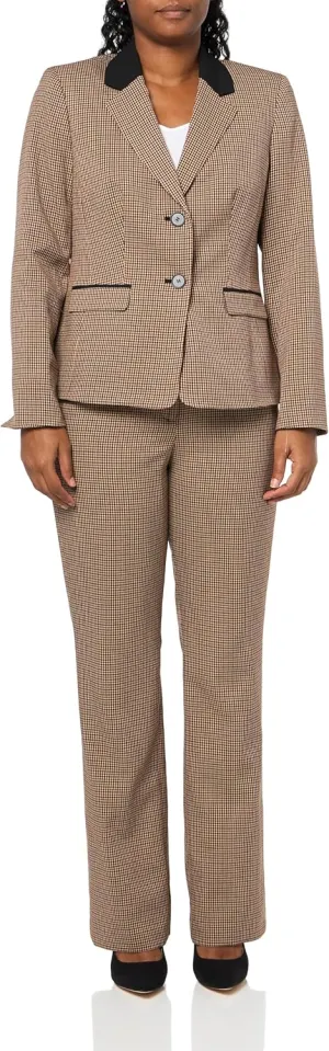Women's Two Button Blazer & Pant, 2pc Set