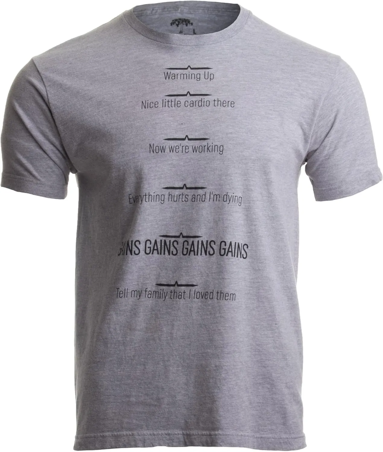Workout Sweat Progress Marker | Funny Weight Lifting Work Out Fitness T-Shirt