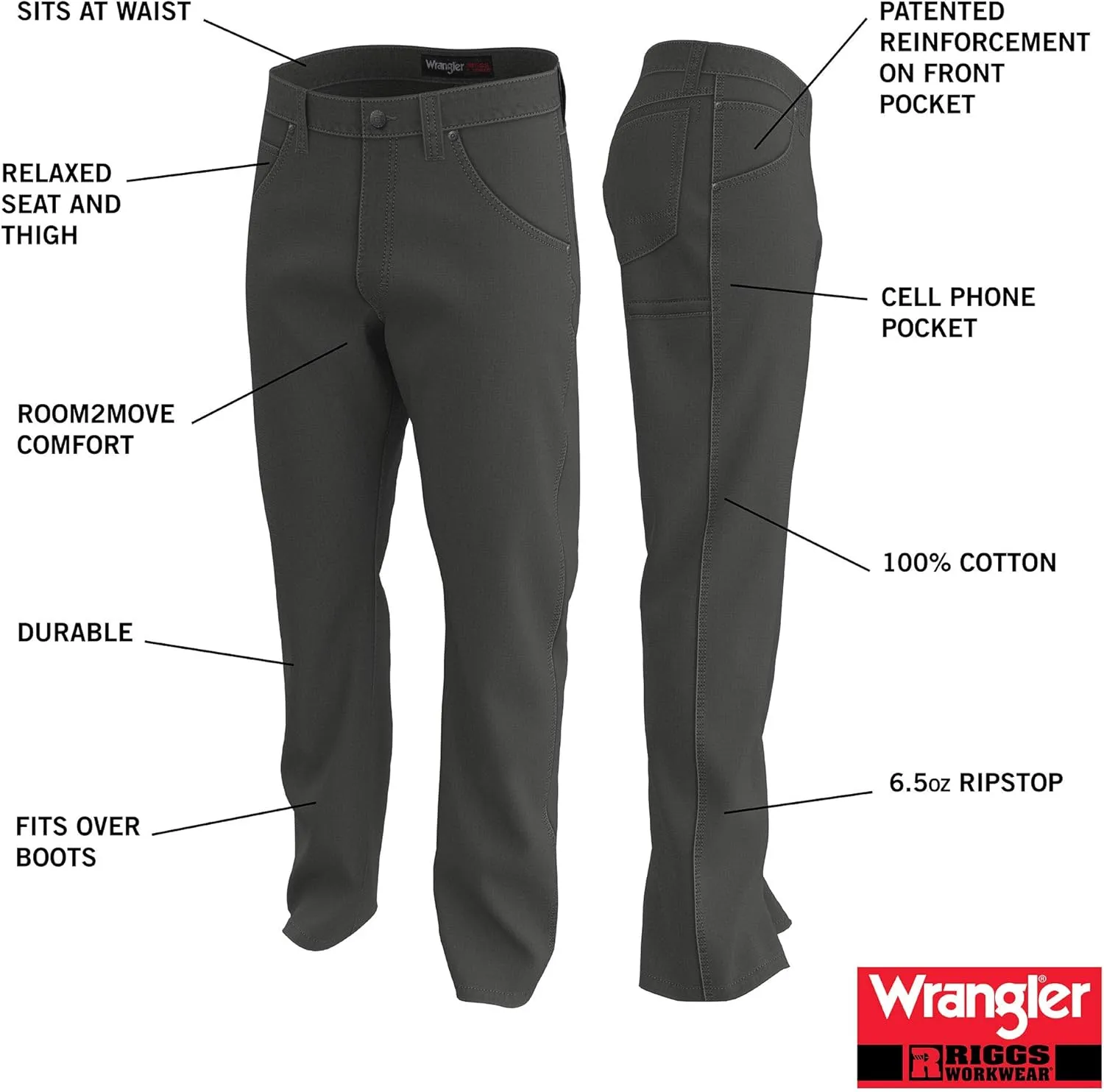 Wrangler Riggs Workwear Men's Technician Short